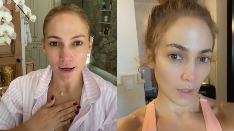 Jennifer Lopez without makeup