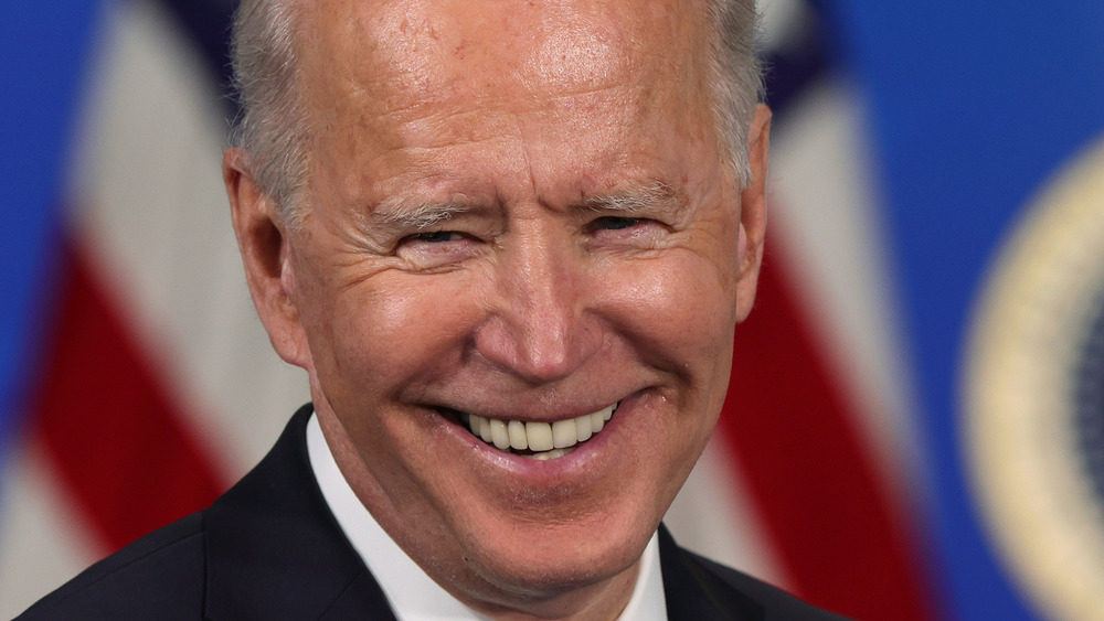 Joe Biden smiling