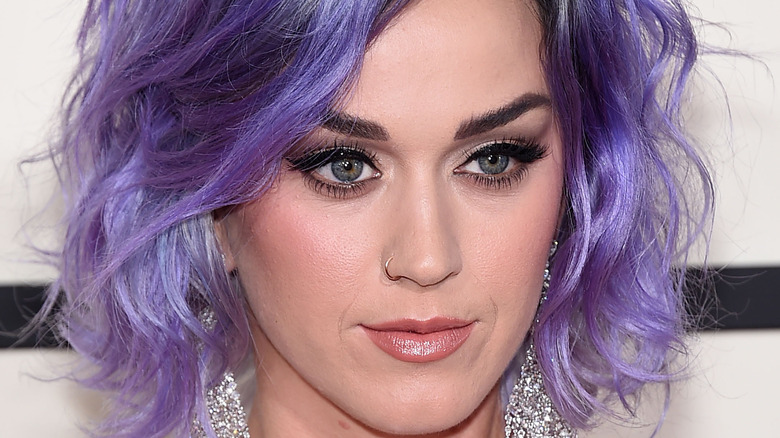 Katy Perry with full glam makeup