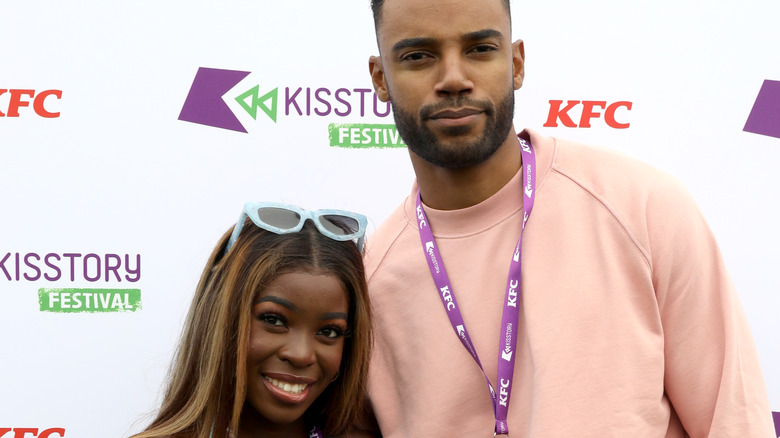 Kaz Kamwi and Tyler Cruickshank on the red carpet