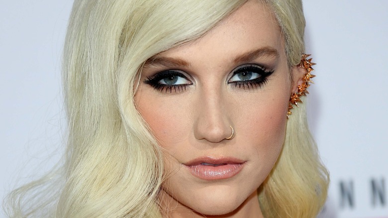 Kesha posing close up