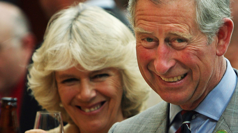Camilla and Charles toast