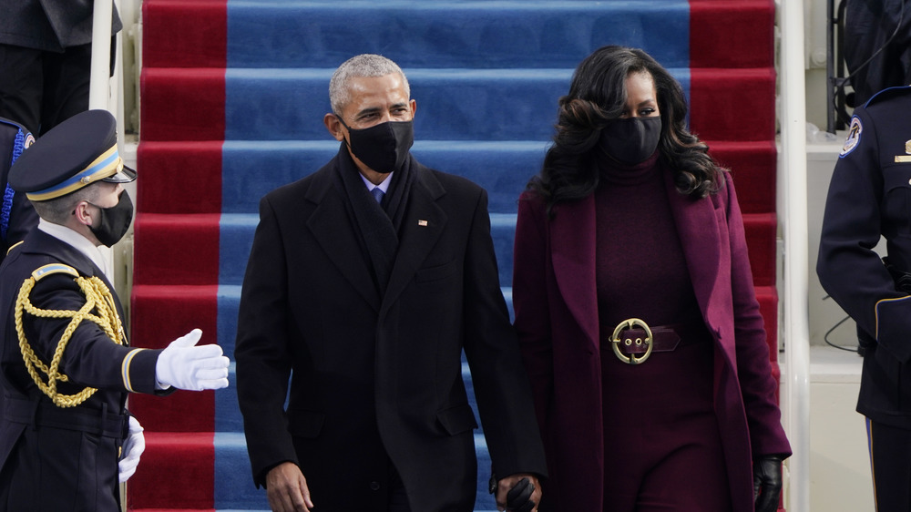 Barack and Michelle Obama at the Inauguration 