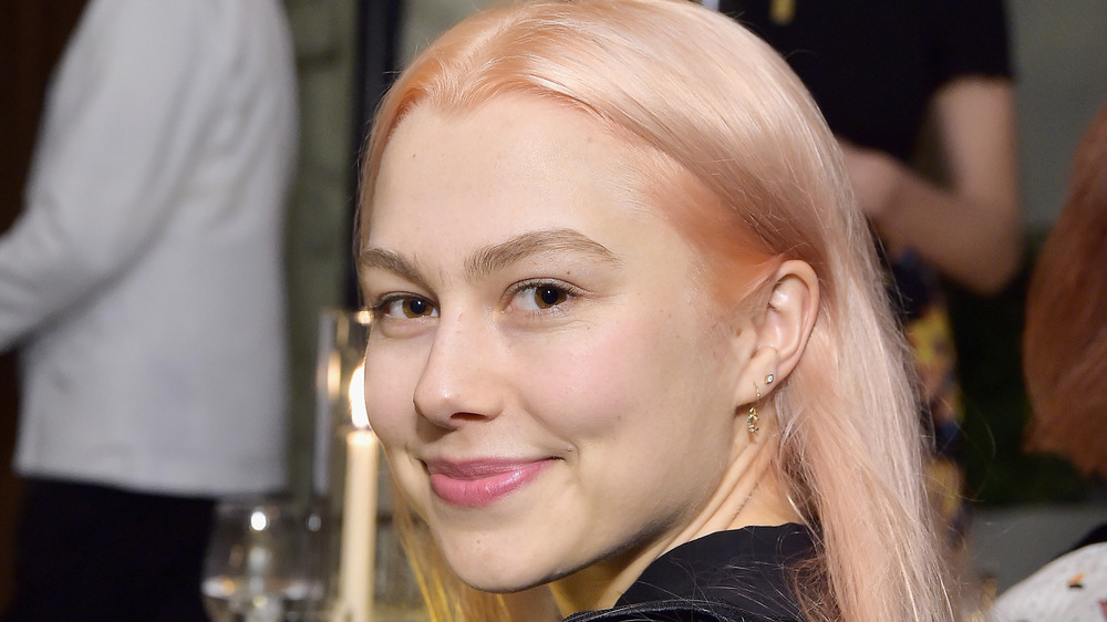 Phoebe Bridgers smiling, close-up