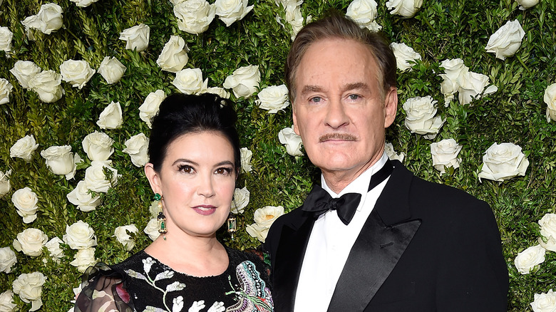 Phoebe Cates and Kevin Kline attend the 2017 Tony Awards at Radio City Music Hall on June 11, 2017