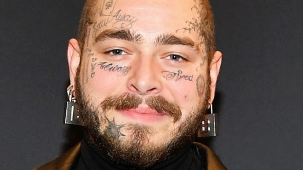 Discover 61+ post malone face tattoo - in.cdgdbentre