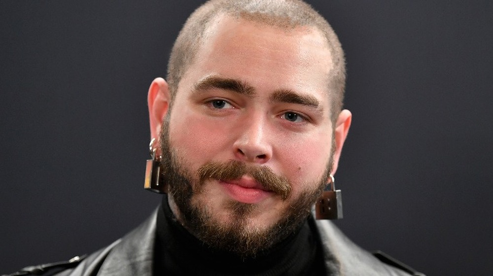 HOT 1055  This photoshop make over of Post Malone is going around I  think the face tattoos suit him but that hair though Thoughts  The  Morning Hot Tub with Johnny