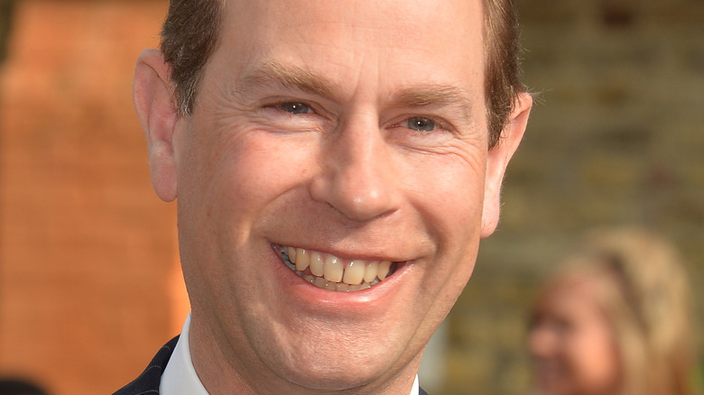 Prince Edward smiling