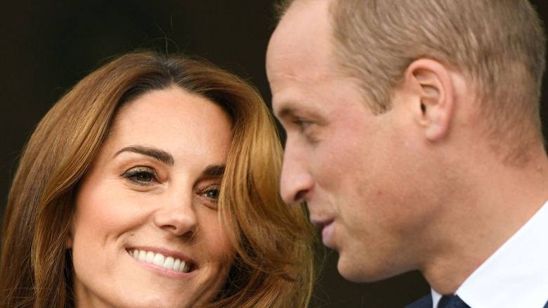 Prince William and Kate Middleton at an event 
