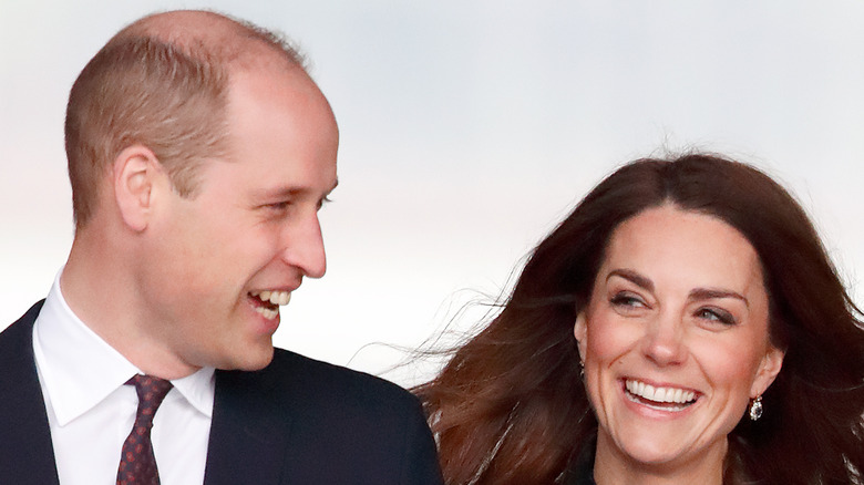 Prince William steps out with wife Kate Middleton