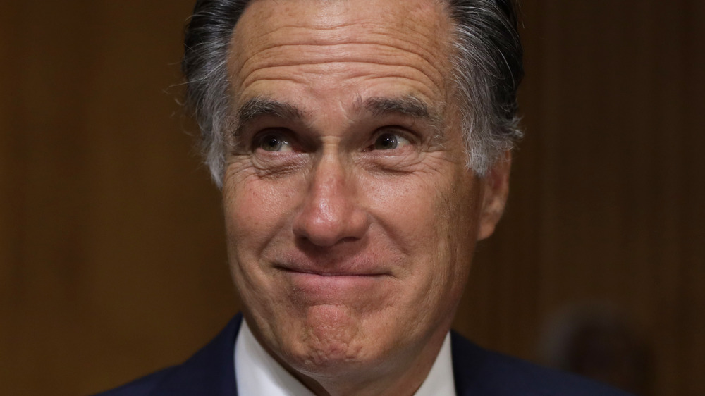 Mitt Romney smirking 