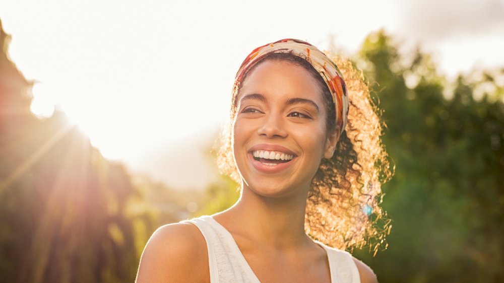 smiling woman