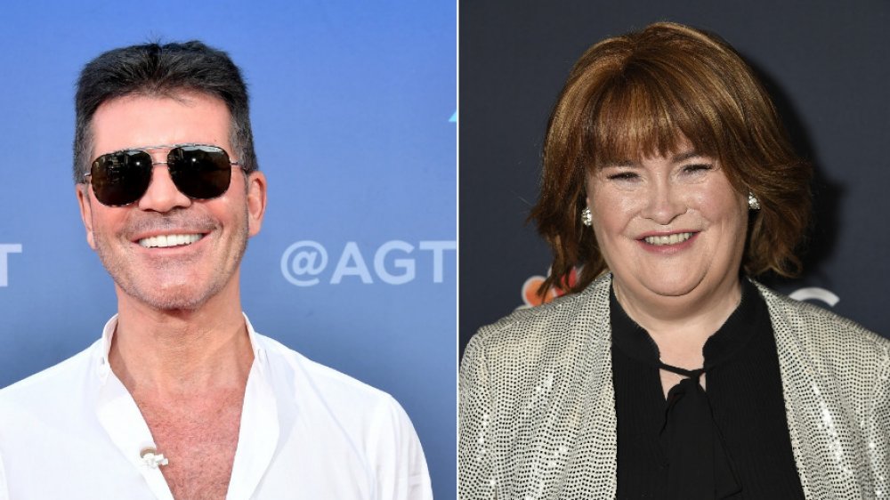 Simon Cowell and Susan Boyle