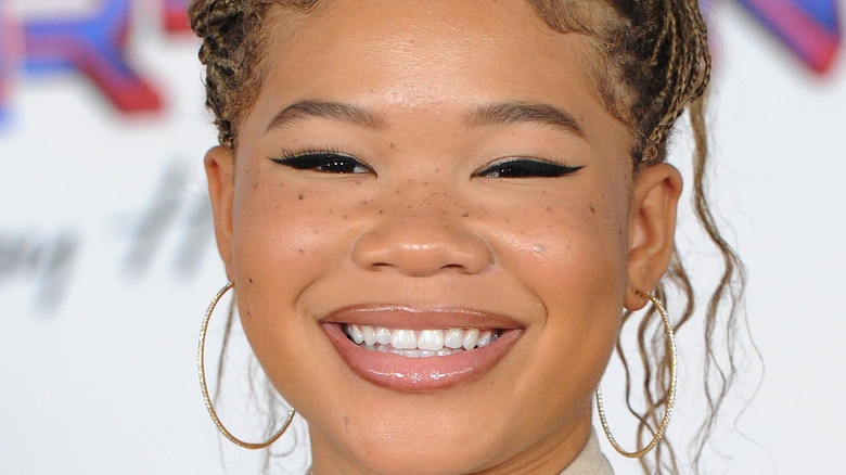 Storm Reid smiling