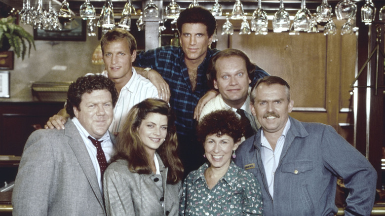 The cast of Cheers