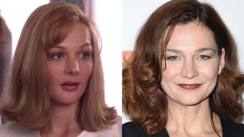 Heather Burns in Miss Congeniality and on a red carpet