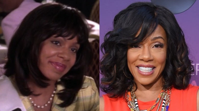 Wendy Raquel Robinson on Miss Congeniality and in 2019 at an event