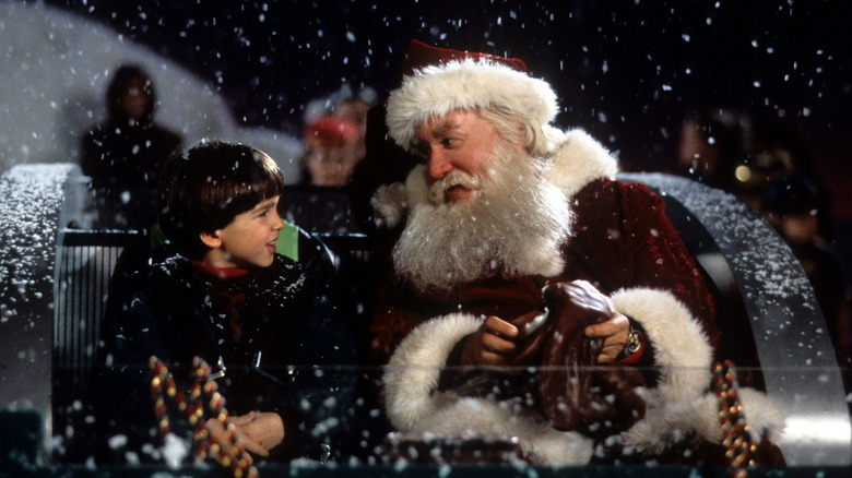 Eric Lloyd and Tim Allen in The Santa Clause