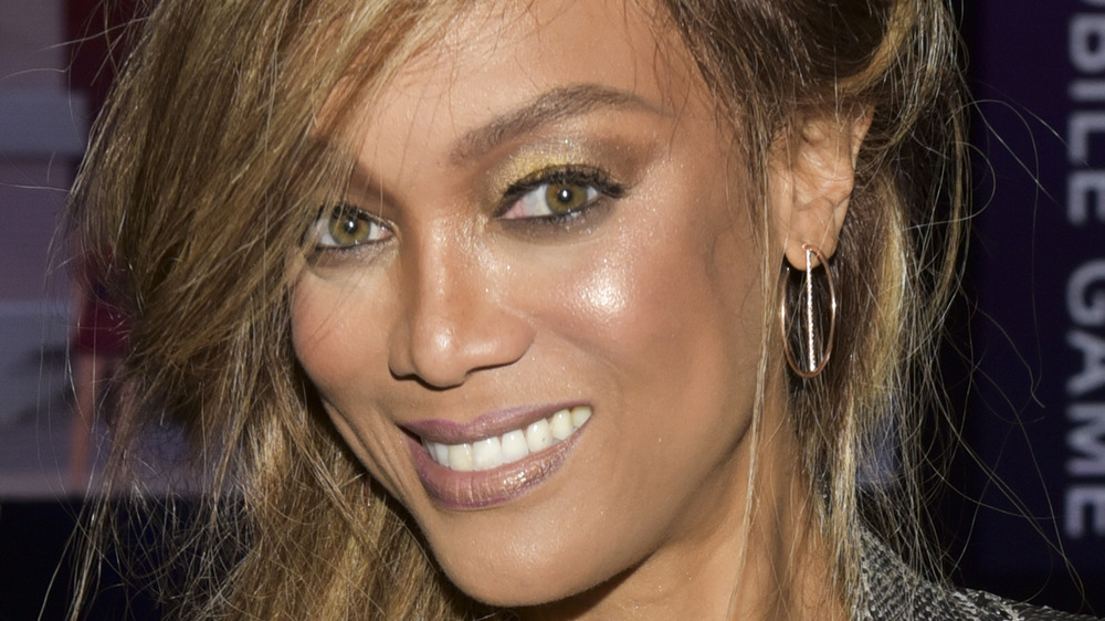 Tyra Banks smiling 