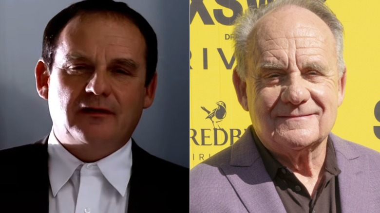 Split image of Paul Guilfoyle in an episode of "CSI" and at an event in 2026
