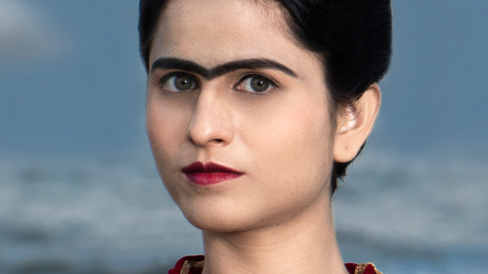 woman with unibrow