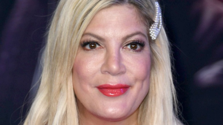 Tori Spelling on the red carpet. 