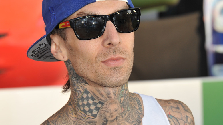 Travis barker tattoo hires stock photography and images  Alamy