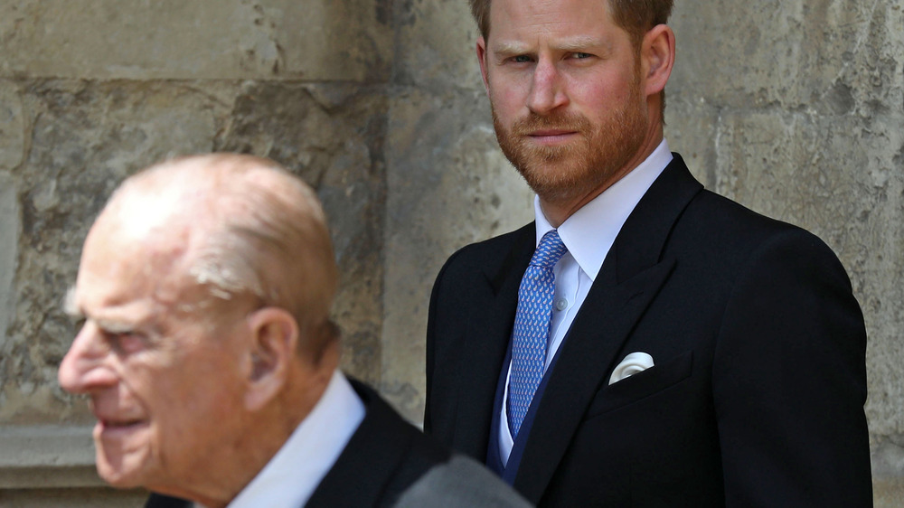 Prince Harry and Prince Philip