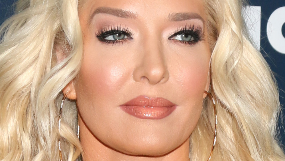 Erika Jayne close up with curly hair