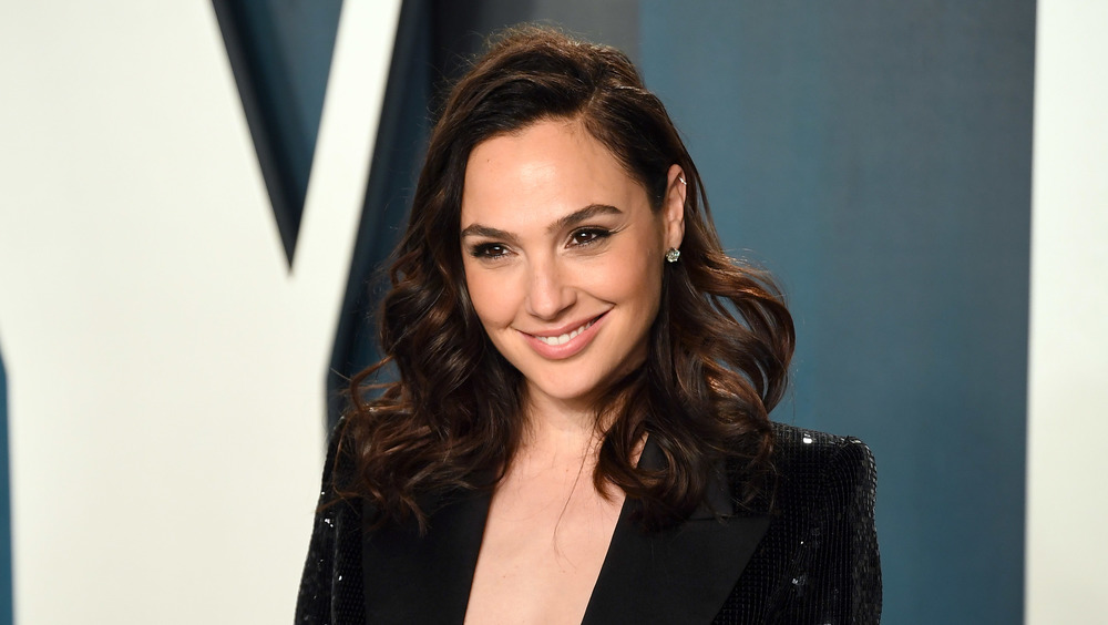 Gal Gadot smiling on the red carpet