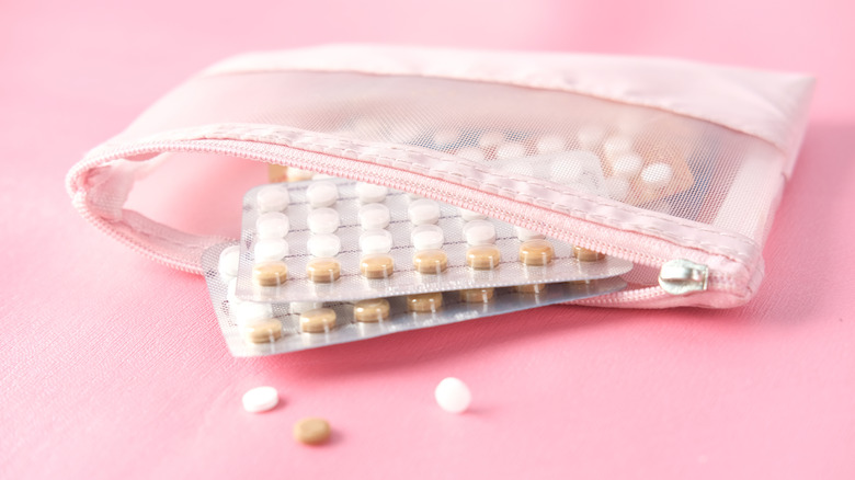 birth control pills in pouch
