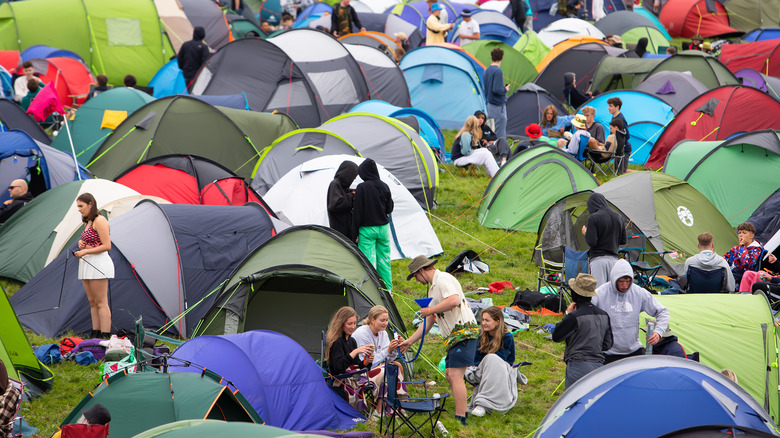 People camping 