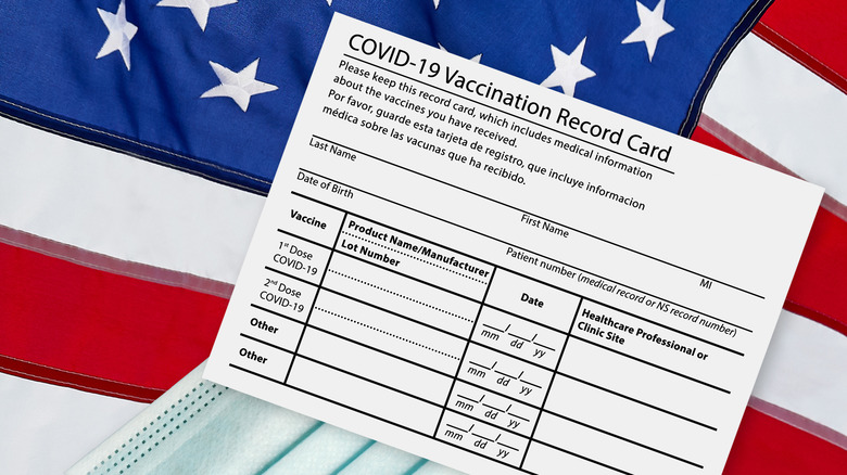 COVID-19 vaccination card