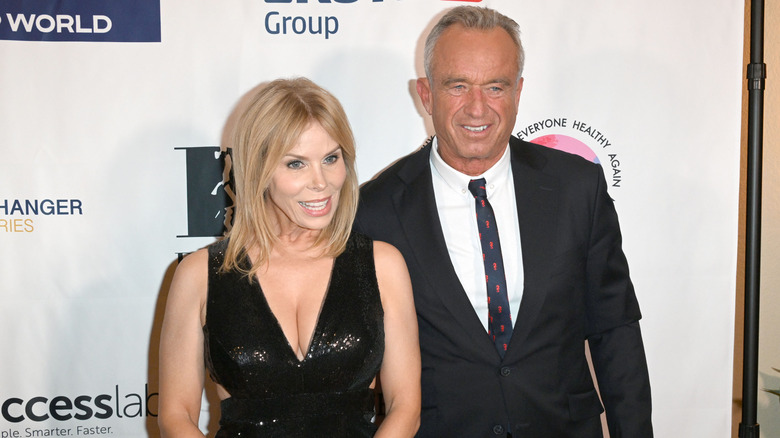 Cheryl Hines and RFK Jr. smiling