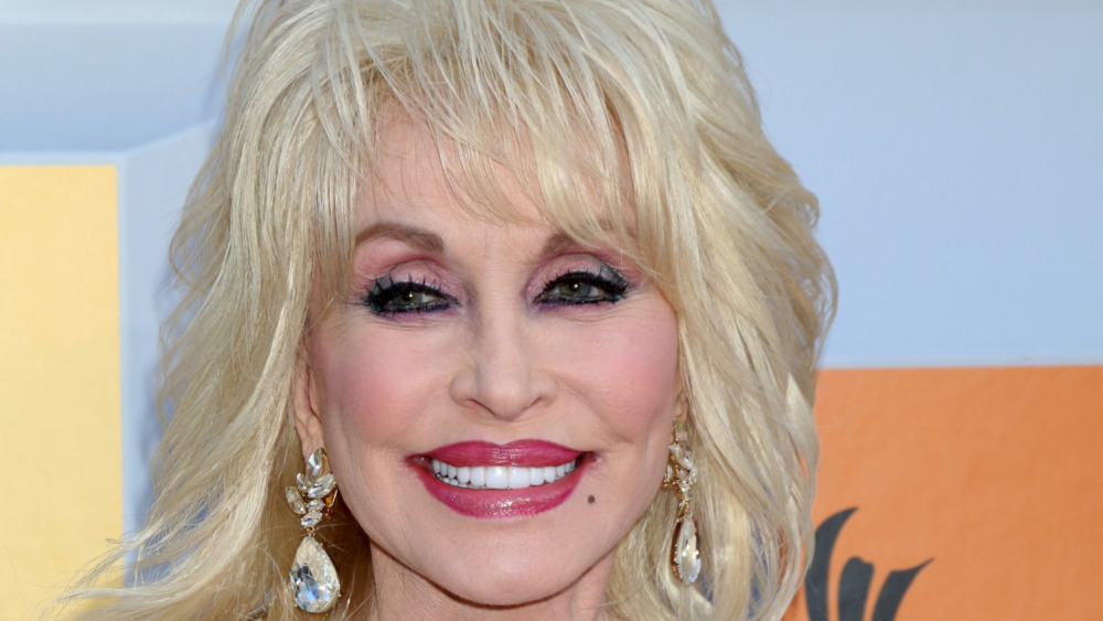 Dolly Parton smiling