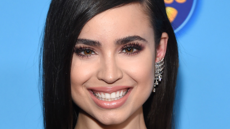 Sofia Carson smiling for photo