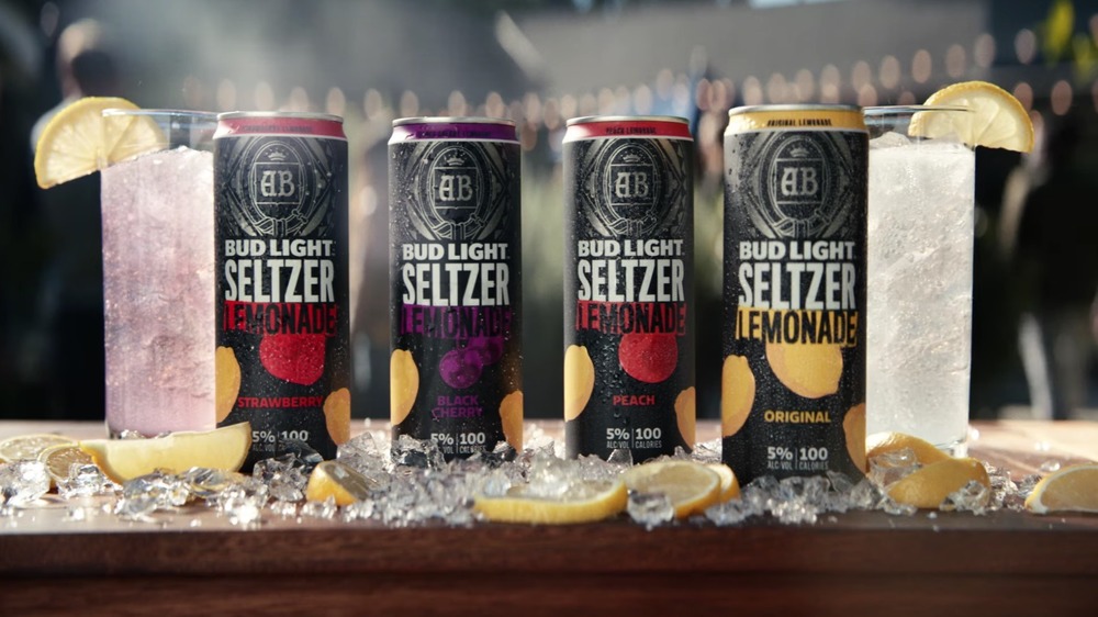 A billboard for Bug Light Seltzer 