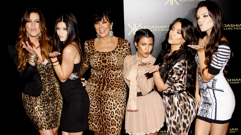 The Kardashian and Jenner sisters with mom Kris