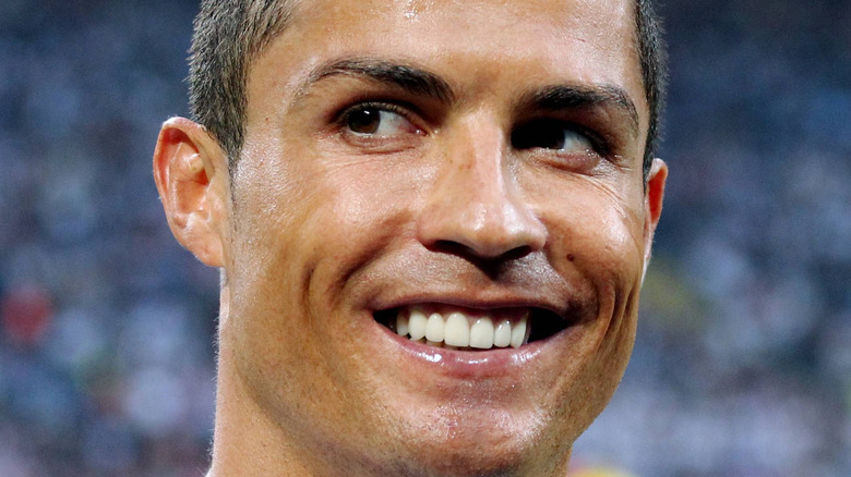 Cristiano Ronaldo smiling