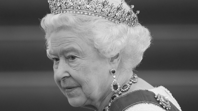 Queen Elizabeth II in profile