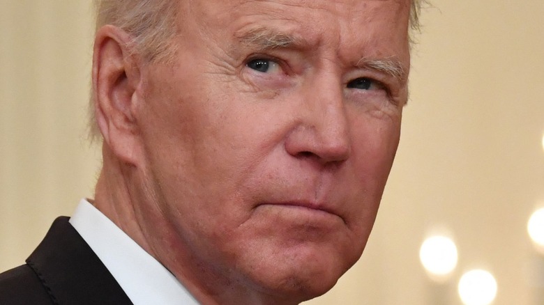 Joe Biden posing