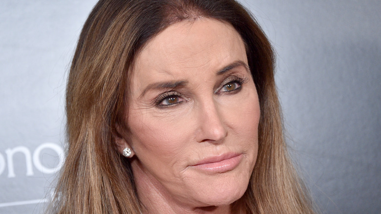 Caitlyn Jenner posing at event