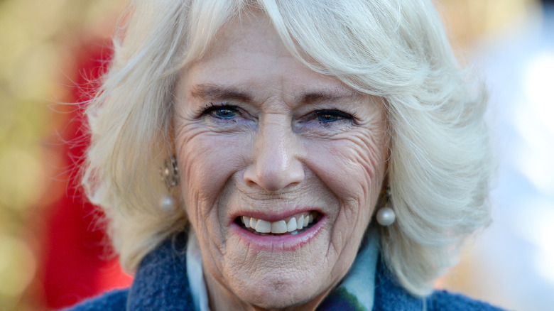 Camilla Parker Bowles smiling