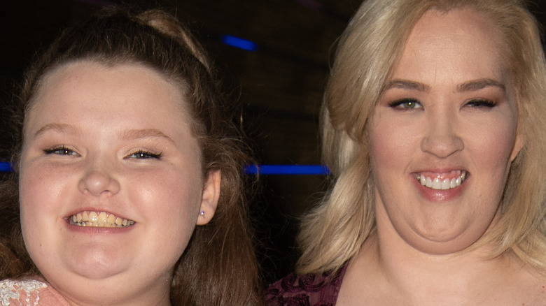 Honey Boo Boo and Mama June smiling