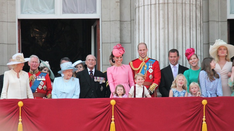 Royal family Trooping the Colour