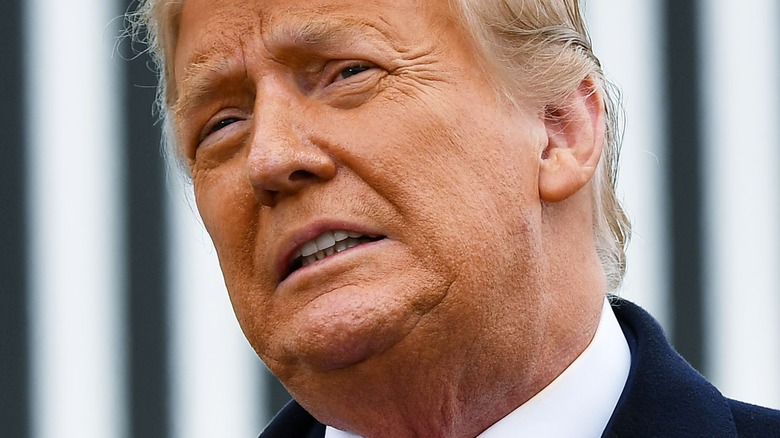Close-up of Donald Trump