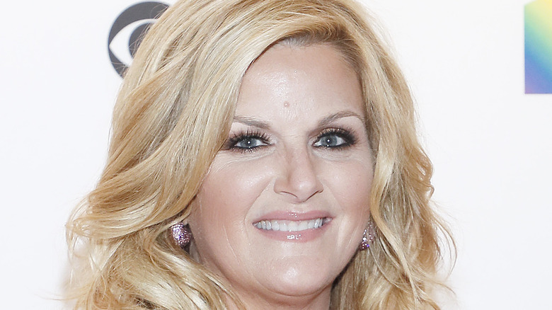 Trisha Yearwood wears a gown