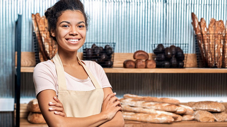 women in bakery