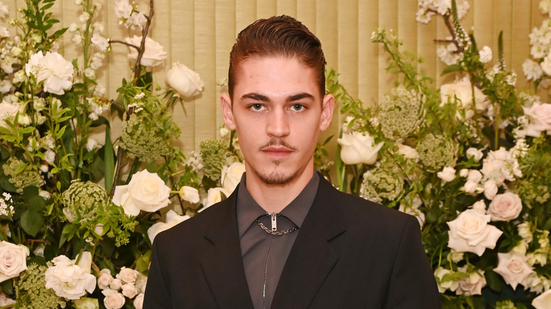 Hero Fiennes Tiffin posing 