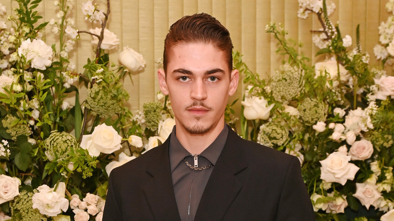 Hero Fiennes Tiffin posing 